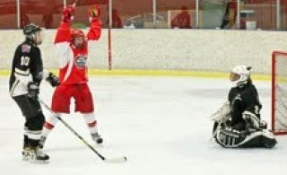 Hrund fagnar fyrr í vetur Ljósm.Ásgrímur Ágústsson