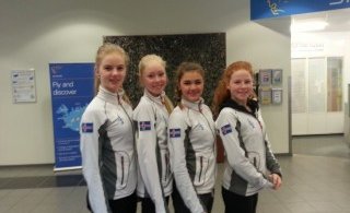 Sara, Emilía, Hrabba og Gugga.