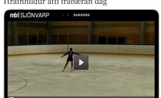 Skjáskot af frétt mbl.is