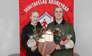 Aldís og Hafþór (mynd: (Ásgrímur Ágústsson)