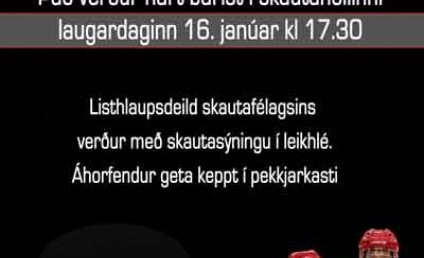 Fyrsti heimaleikur ársins á laugardaginn 16. janúar kl. 17,30
