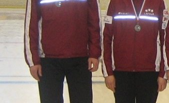 Ansis og Dace Regza á Ice Cup 2007.