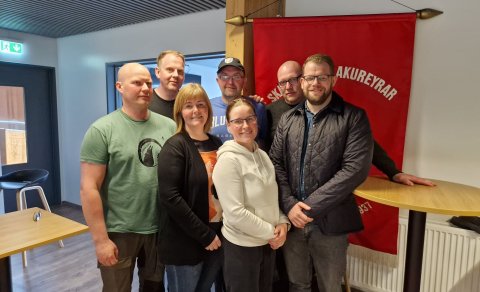 Ný stjórn íshokkídeildar SA