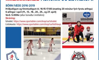 Krílanámskeið í íshokkí og listhlaupi