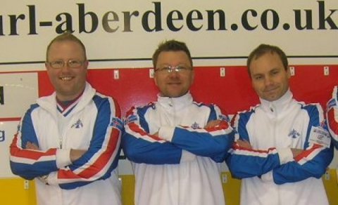 Þrír Mammútar ánægðir með sinn hlut. Jón Ingi, Óli Núma og Jens eiga allir von á 