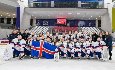 Íslenska U18 liðið í íshokkí 2025
