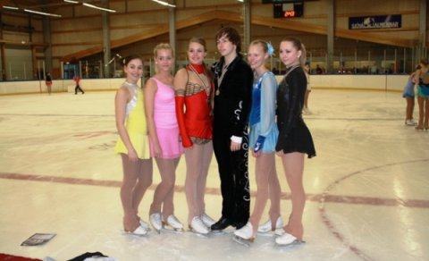 Ánægðir skautarar