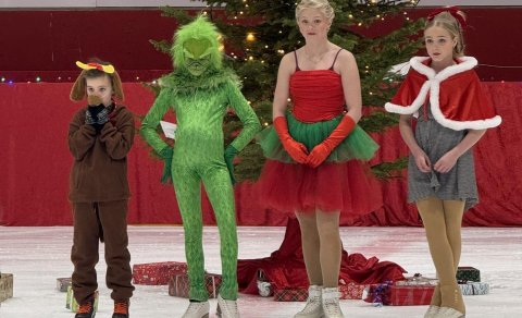 Frábær jólasýning listskautadeildar