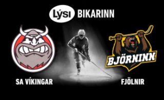 SA Víkingar taka á móti Fjölni í Lýsisbikarnum í dag kl. 16.45