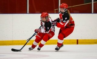 Úr leiknum í gærkvöld (mynd: Elvar Pálsson)