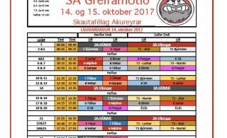 SA Greifamótið í Skautahöllinni um helgina (dagskrá)