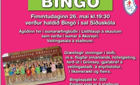 Bingó á fimmtudaginn