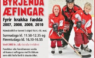 Íshokkíæfingar fyrir byrjendur