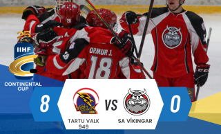 SA Víkingar í 3. sæti í Continental Cup