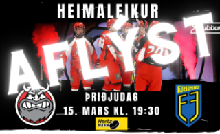 Leik kvöldsins aflýst