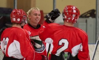 Úr leik Víkinga og SR 15. sept. Mynd: EFP