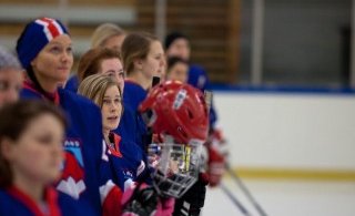 Anna Sonja skoraði mark Íslands. Mynd: EFP