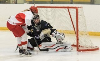 Úr leiknum í gærkvöld (mynd: Elvar Pálsson)