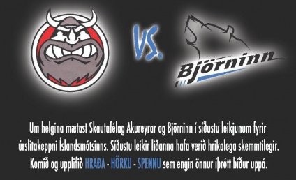 Hokkíleikir um komandi helgi hér á Akureyri