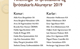 Íþróttamaður Akureyrar 2019