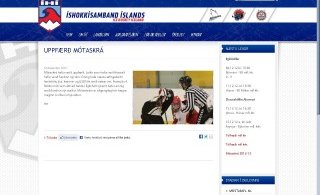 Uppfærð mótaskrá ÍHÍ