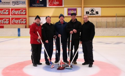Sigurvegarar á Ice Cup 2009, Skytturnar (f.v.): Ágúst Hilmarsson, Árni Arason, Jón Hansen, Árni Ingó…