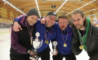 Mammútar Íslandsmeistarar í krullu 2012. Mynd: Ási