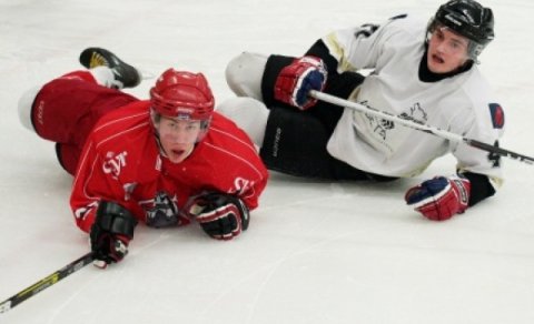 Hilmar og Matti í afslöppun.  Ljósm. Sigurgeir Har.