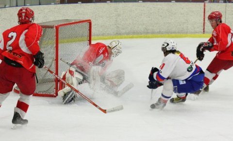Fast sótt að marki SA manna Mynd. Sigurgeir Haraldsson