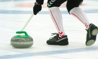 Formaður Krulludeildar. Mynd: Sigurgeir Haraldsson