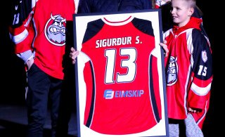 Siggi Sig og börnin hans (mynd: Sigurgeir H.)