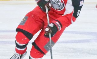 Jói Leifs var öflugur í leiknum (Ási)