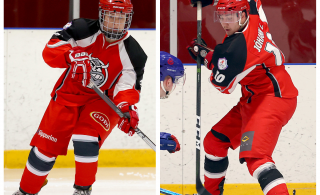 Anna Sonja og Jóhann Már íshokkfólk SA 2022