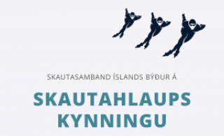 Skautahlaupskynning á morgun