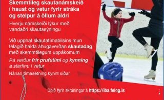 Nú fer að styttast í skautabyrjun