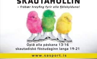 Tímataflan fyrir páskafríið komin á heimasíðuna