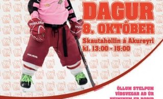 Stelpuhokkídagur sunnudag kl. 13-15 frítt inn stelpur!